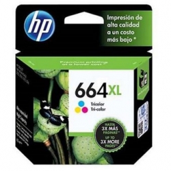 Cartucho de tinta 664XL Tricolor HP-F6V30AL