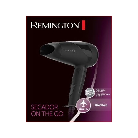 Secador Pelo de Viaje Remington D1500 2000w Bivoltaje - Mutual Jerárquicos