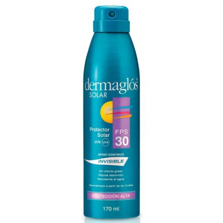 DERMAGLOS LINEA SOLAR - Pres: FPS 30 inv.spray x170ml