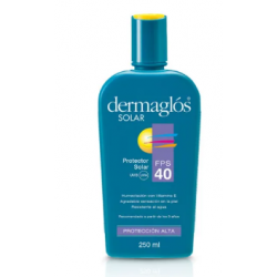 DERMAGLOS LINEA SOLAR - Pres: FPS40 RA emulsi¢n x250ml