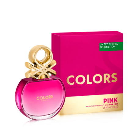 BENETTON COLORS PINK FEM EDT x 80 ml