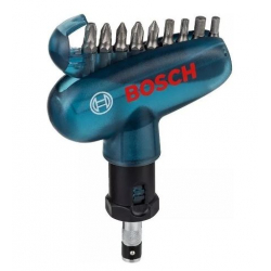 Juego de Puntas + Destornillador Manual 10 Piezas BOSCH SH2607017413