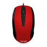 Mouse Optico Maxell 5 Botones Rojo Usb c/cable 1200/1600 Dpi