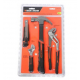 Set Juego Herramientas Black+Decker Manual 4 PIezas c/Martillo BDHDT51908