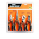 Set Juego Herramientas Black+Decker Manual 4 PIezas c/Pinzas BDHT51905