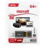 Pen Drive Maxell Flix 64Gb 3.0 Negro/Dorado