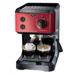 Cafetera Espresso OSTER Roja / 19 bares / DUAL ECMP65R