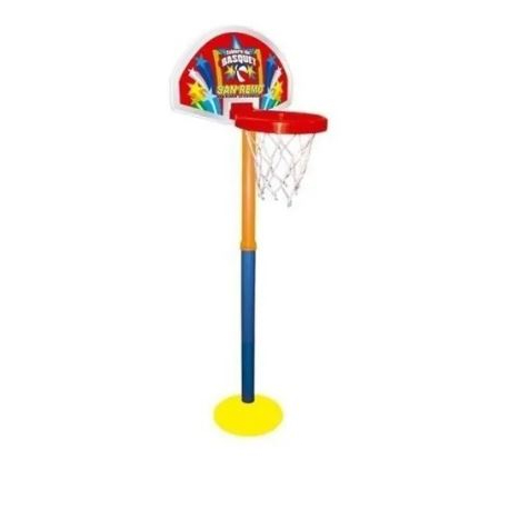 Tablero de basquet con pie de plastico c/aro red 132375