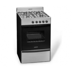 Cocina 4 hllas Longvie 12231X Inox/ horno visor/multigas