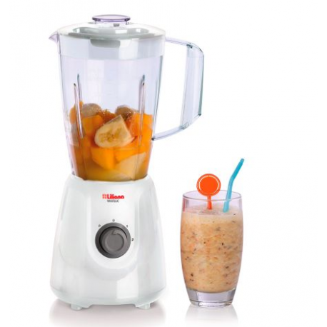 Licuadora de Vaso Liliana Whitelic AL100 500W