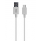 Cable USB Soul soft Type-C 1mt. Blanco