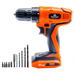 Taladro Atornillador Daewoo Inalambrico DACD325 8v