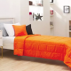 Cubrecama Oro Liso - FULL - Naranja - 2 1/2 Pl.