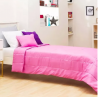 Cubrecama Oro Liso - Twin - Rosa - 1 1/2 Pl.