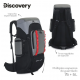 Mochila Camping Discovery Gris 75+5Lts 16045
