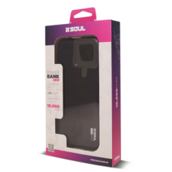 Power Bank SOUL Negro 10.000mah Tipo C + Lightning