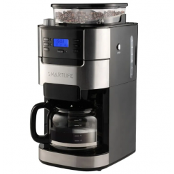 Cafetera de Filtro SMARTLIFE c/ molinillo SL-CMDG1025