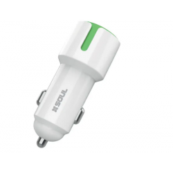Cargador p. Auto SOUL 2.4a Lightning Dual